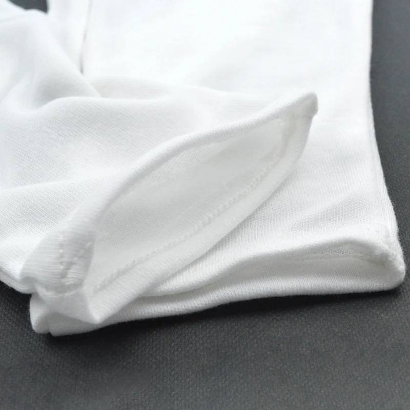 Оптовая продажа, мягкие белые хлопковые перчатки для защиты рук