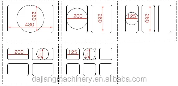 
DAJIANG Inject Gas Plastic Food Tray Package Sealing Machine For Meat Seafood Chicken Fresh fruit MAP Packaging Machine China 