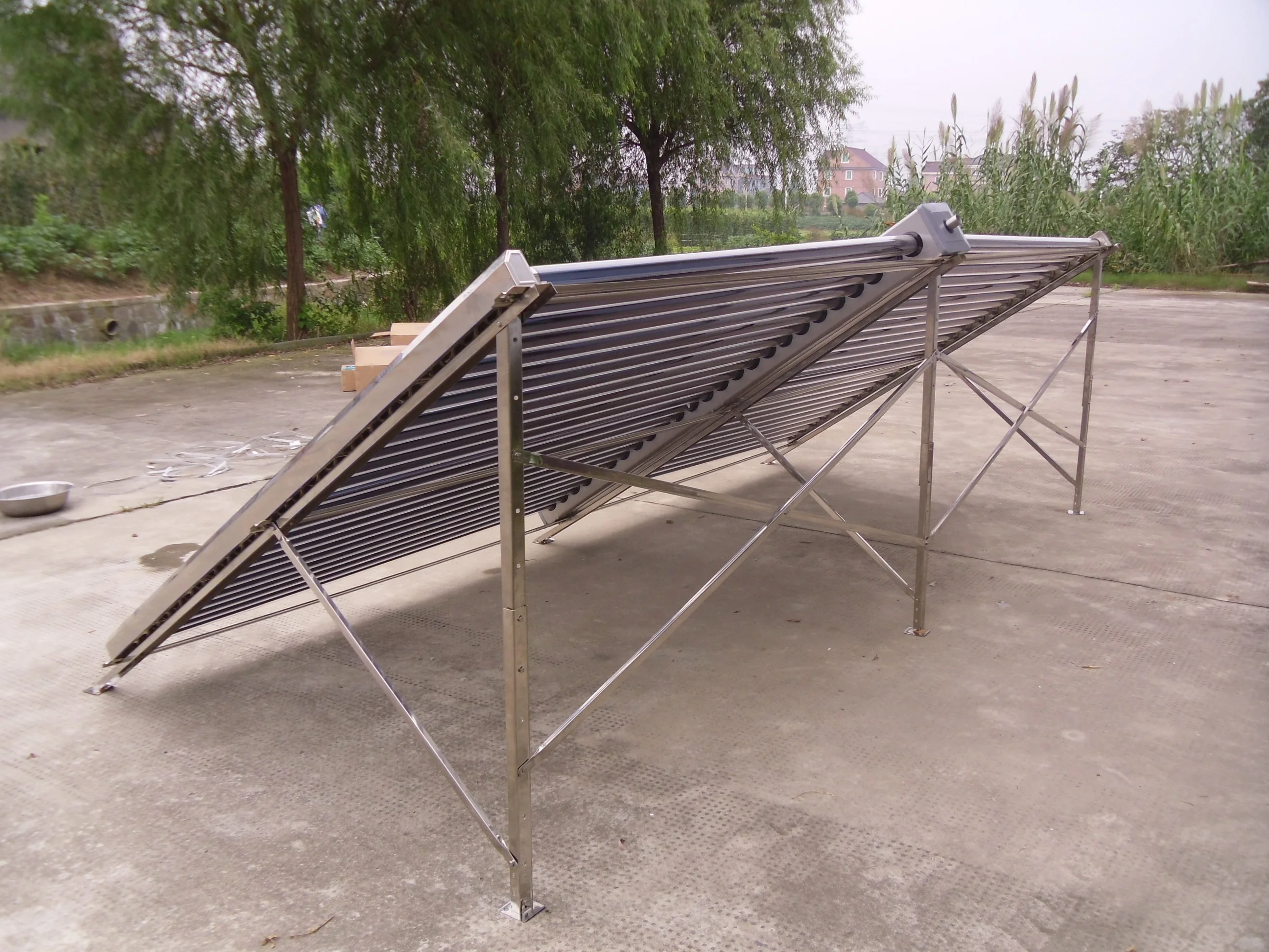50tubes Butterfly Type evacuated tube solar collector