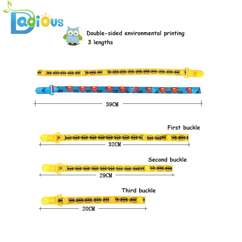 Hot Sale Pacifier Anti-Chain Baby Pacifier Chain Glue Pacifier Anti-Drop Clip