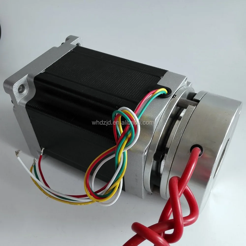 Nema 43 high torque flat stepper motor brake