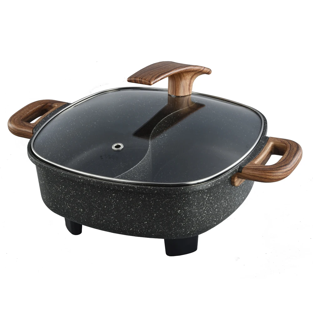 Die-casting Aluminum Electric skillet frying Pan