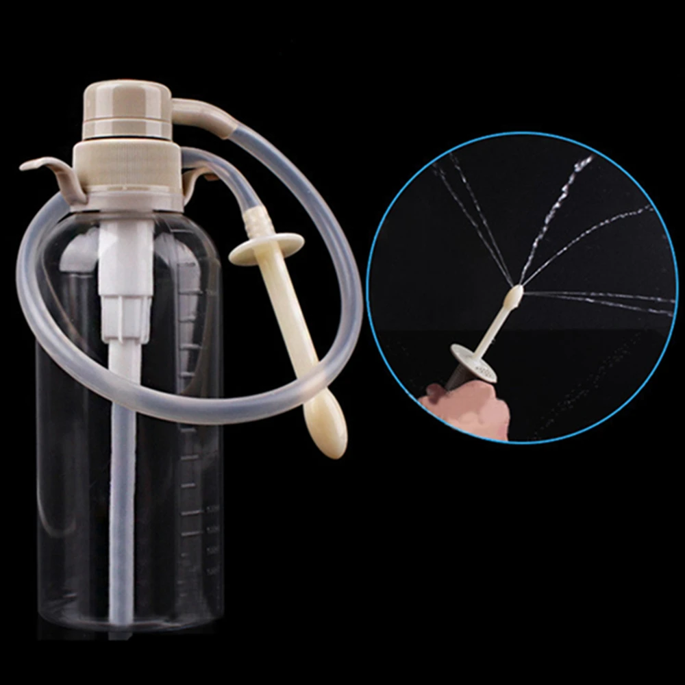 300ml Women Vaginal Anal Douche Kit Pump Enema bottle Vagina Cleaning Cleaner