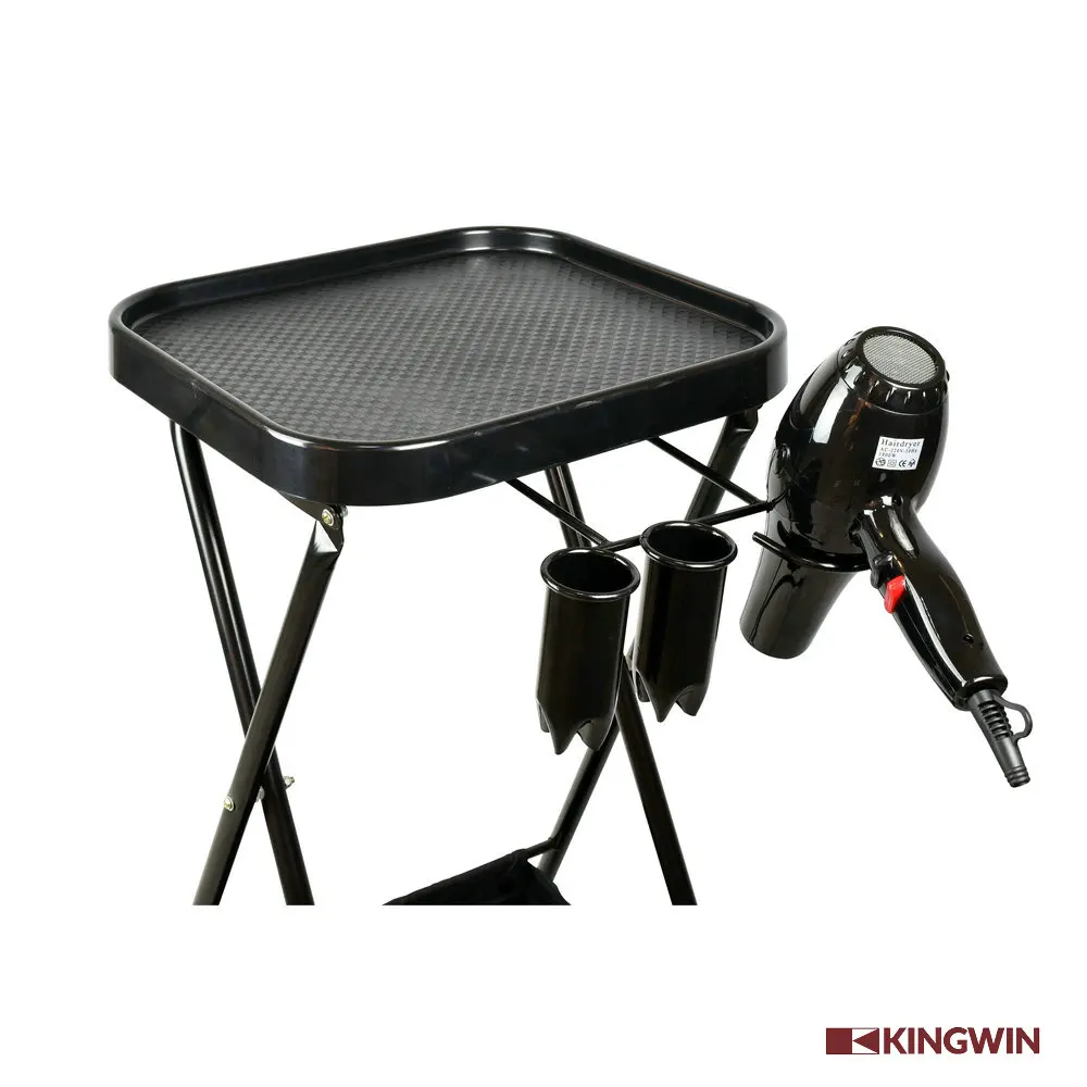 Beauty hair salon trolley Folding Service Tray