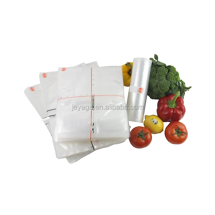 
China Manufacturer Laminated PE Vacuum Food Saver Plastic Heat Seal Bags Roll 