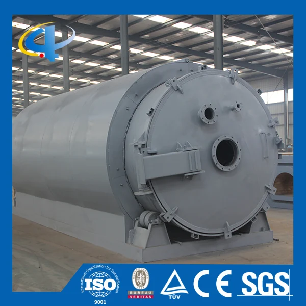 Высокий Выход Используется Пиролиза Шин Машина с Новым Дизайном