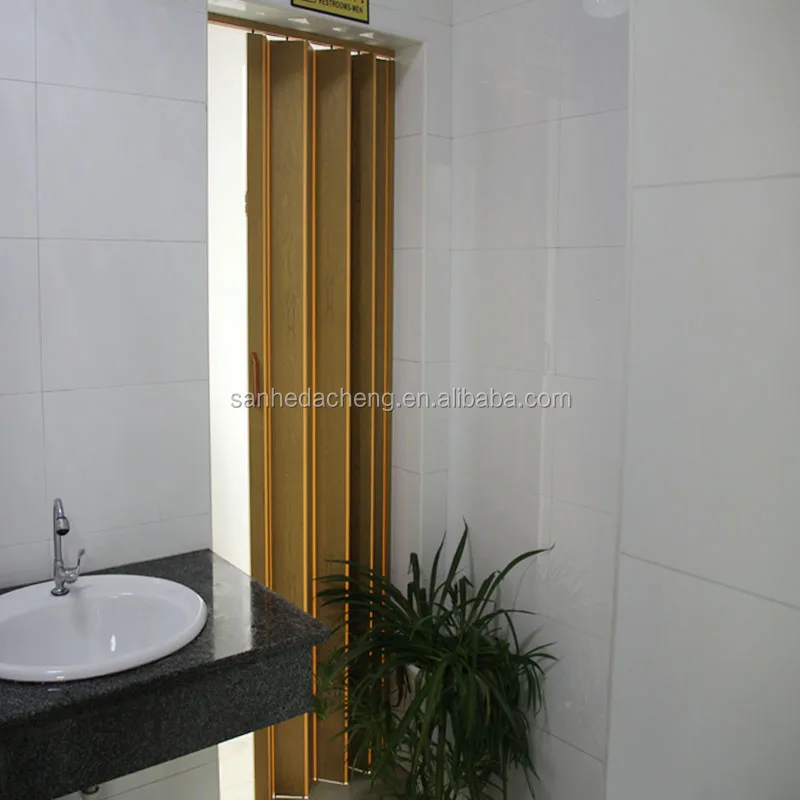 pvc bi fold interior transparent folding vinyl door puerta plegable in dubai malaysia philippines price