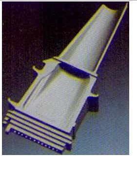 Рабочие лопатки 3-ой ступенидля газотурбины SGT5-4000F