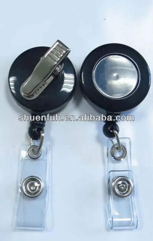 PR-03RA-2 customize dome logo plastic badge reel retractable badge holder