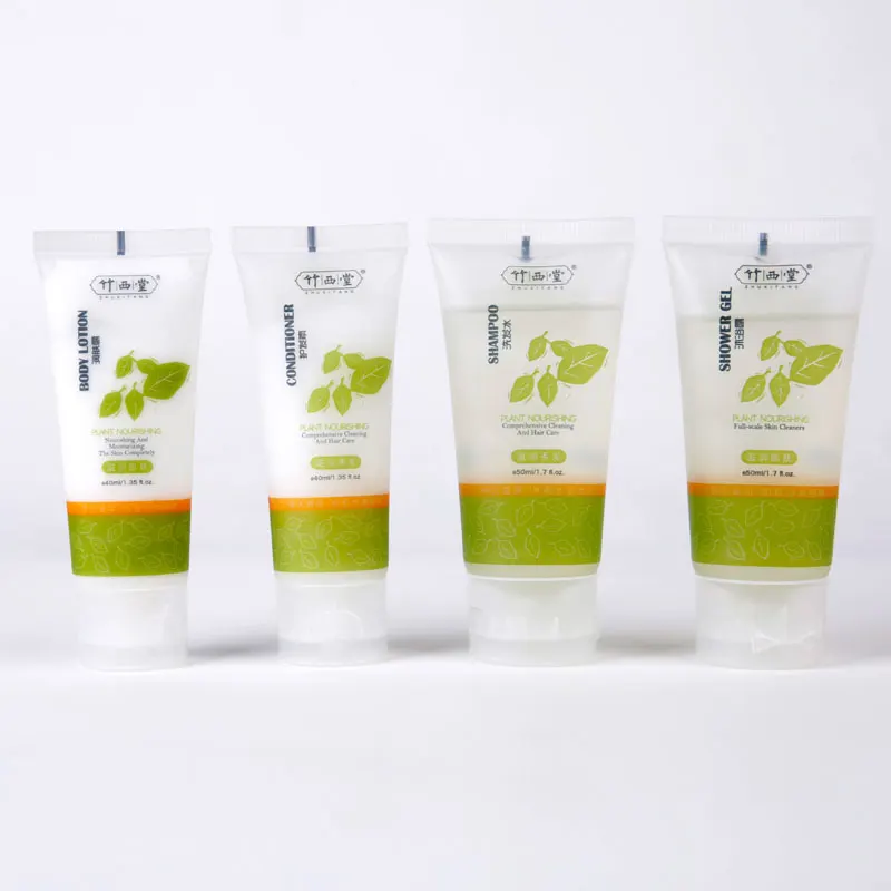 Spa Salon Amenities Pure Herbs Body Lotion Eco Friendly Hotel Shampoo