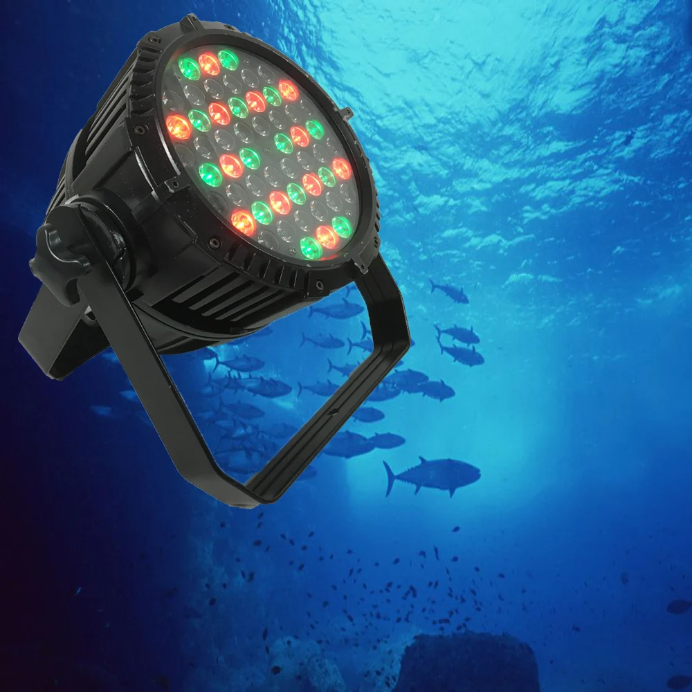 Waterproof outdoor type led par 64 led 54 3w par can dmx stage light with flight case