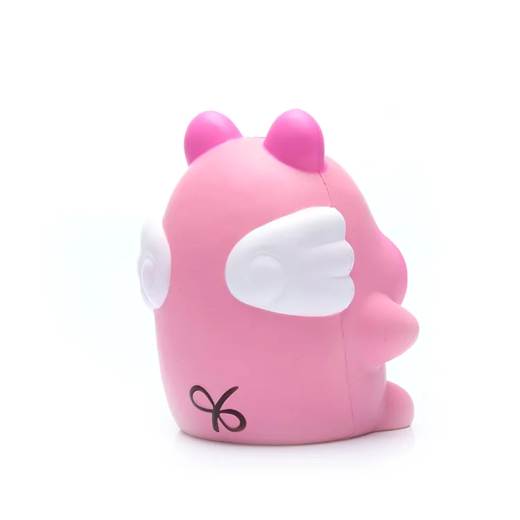 Custom design giant pink flying pig pu toys