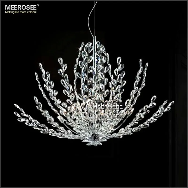 Tree Branch Crystal Leaf Chandelier Kristal Lampe MD2367 L8
