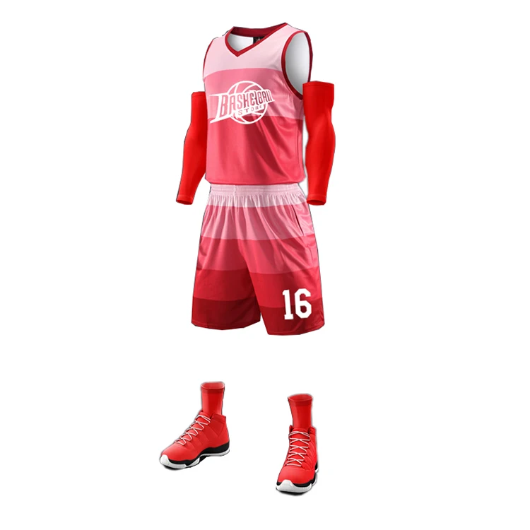 Wholesale Custom Comfortable Jersey Breathable Basketball Uniforms Athletic Wear