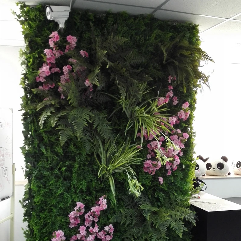 plastic panel ficus treeartificial tree for indoor & outdoor plastic grass hadge artificial vertical garden wall vertical green