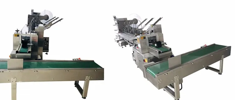 Knife, Fork, Spoon, Napkin, Wet wipe, Salt, Pepper, and toothpick packing machine