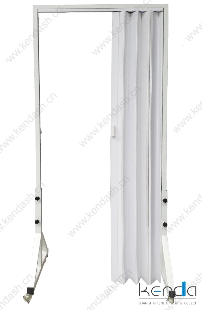 Toilet partition latch plastic slide fold pvc white door