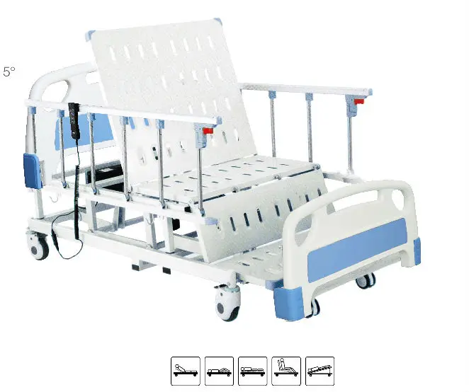 High Quality 3 functions medical electric convertible hospital recliner chair bed/seating bed