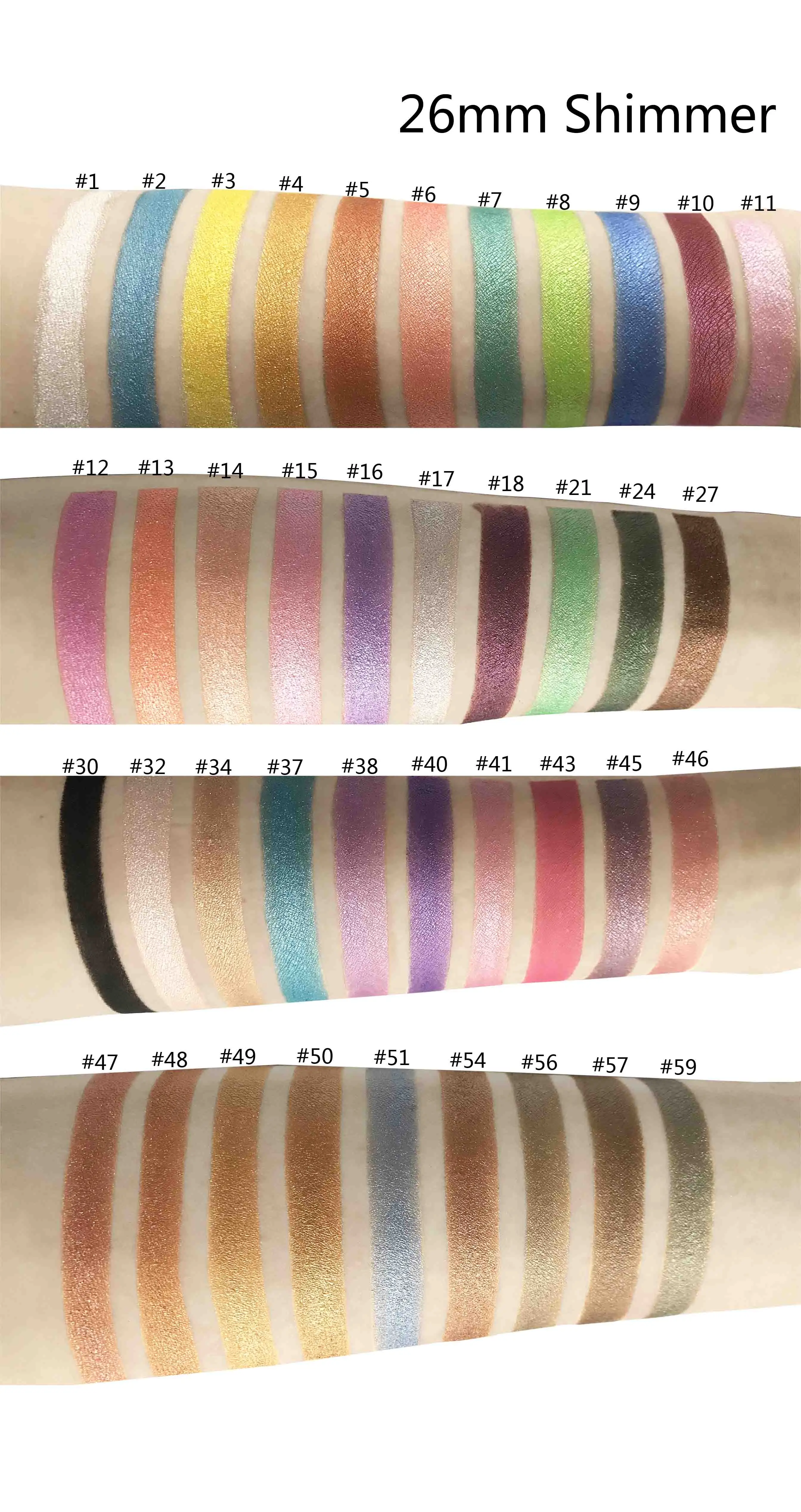 Cosmetics vegan makeup organic loose pigments your own brand round single eyeshadow