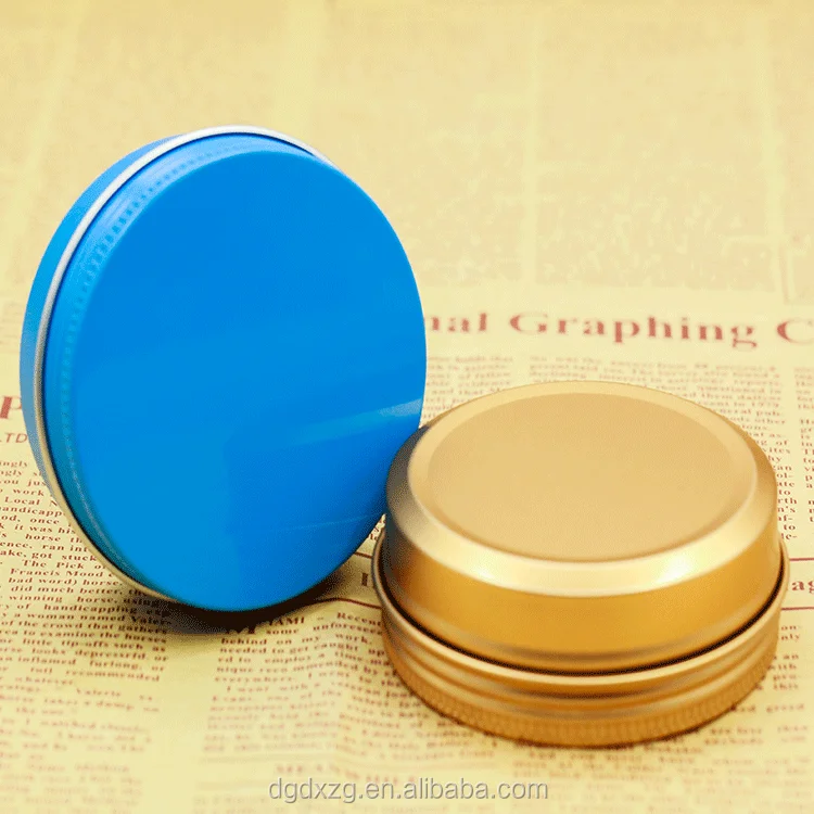 High Quality Round Aluminum Spice Stainless Steel Magnetic Spice Tin 4oz 2oz