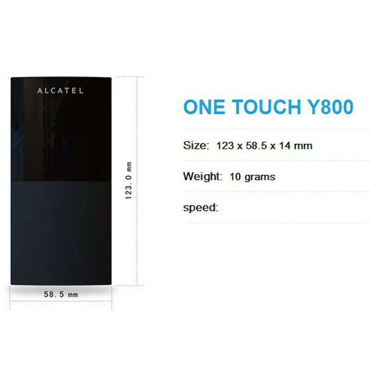Новый Разблокированный Мобильный маршрутизатор Alca tel one touch Y800Z 4g Карманный Wifi