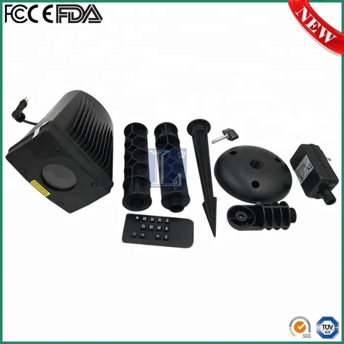 Creative Christmas Decorations Rotary Rotatory Lights Laser Show Animation