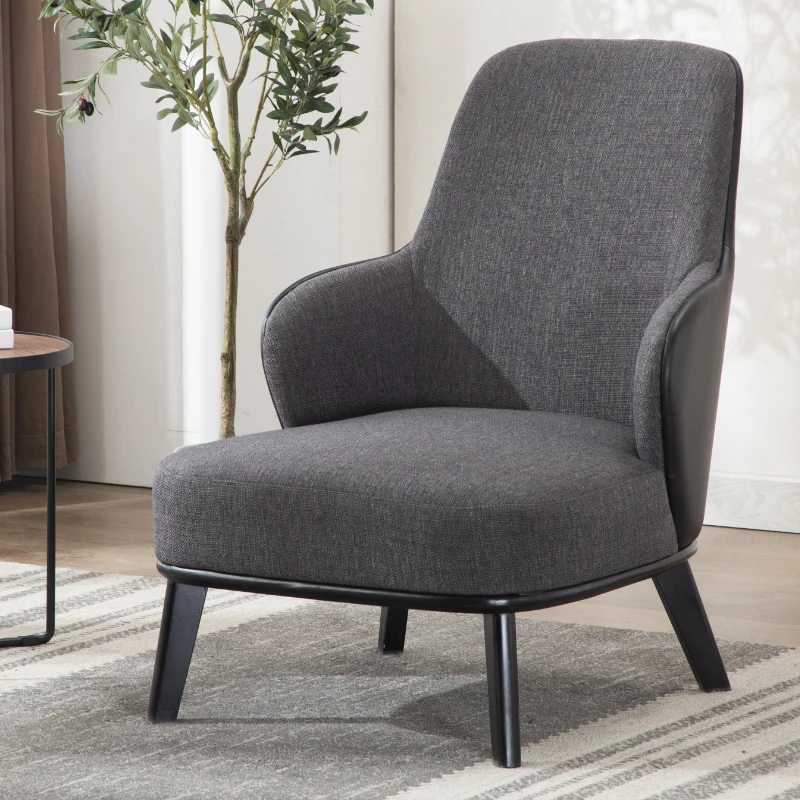 David hl-6032 Living Room Furniture Fashionable  Leather Accent Tub  Club Chair