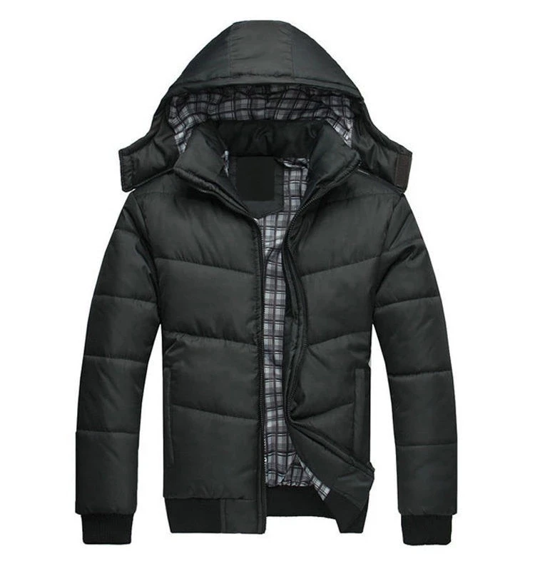 Men Winter Jacket with Hood Winter Cacket Coat Custom