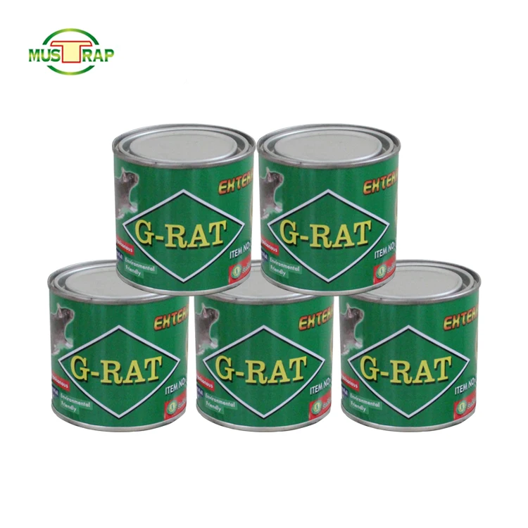 Sticky mouse glue tin can/ rat glue