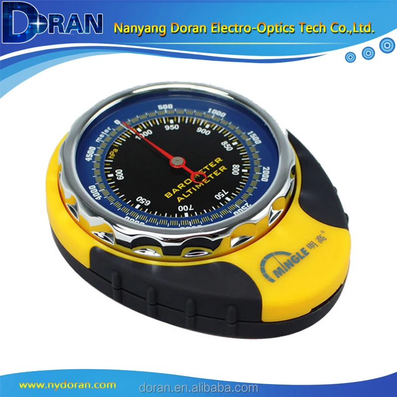 
4 in 1 Outdoors Mountaineering Hiking Altimeter Barometer Thermometer Compass 