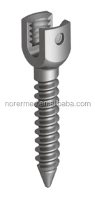 Veterinary Orthopedic titanium Monoaxial Pedicle Screw for Spinal fixation