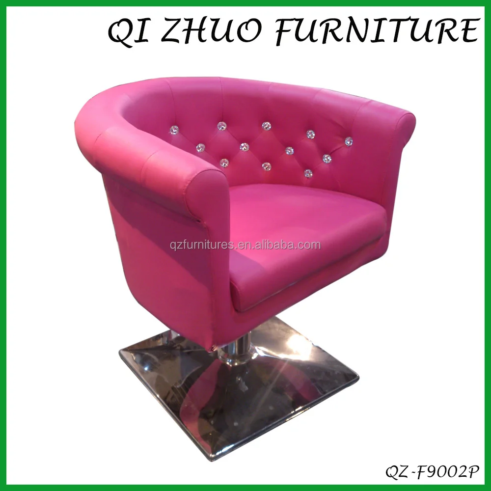 Hot pink salon chair hairdressing beauty for sale QZ-F9002P