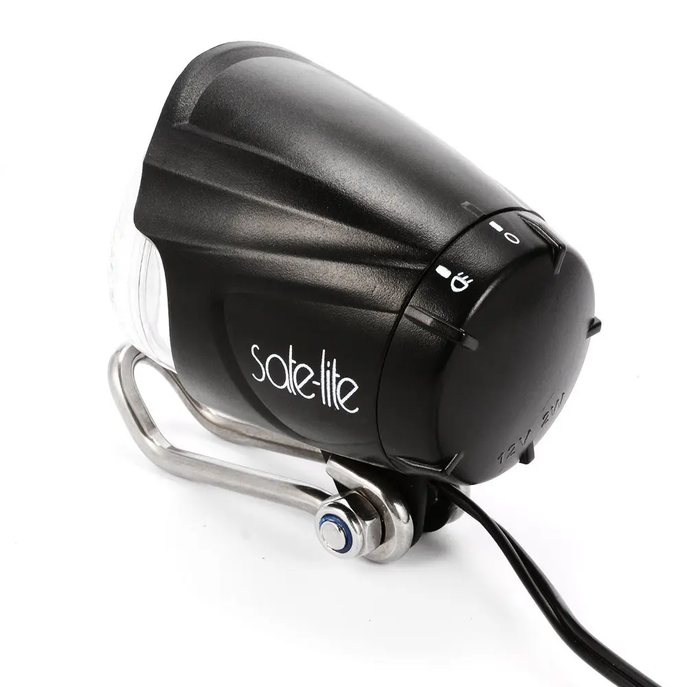 Factory direct Sate-lite CREE 40lux ebike light ISO 6721-1 StVZO ECE  eletric bike headlight with StVZO ECE reflector front fork