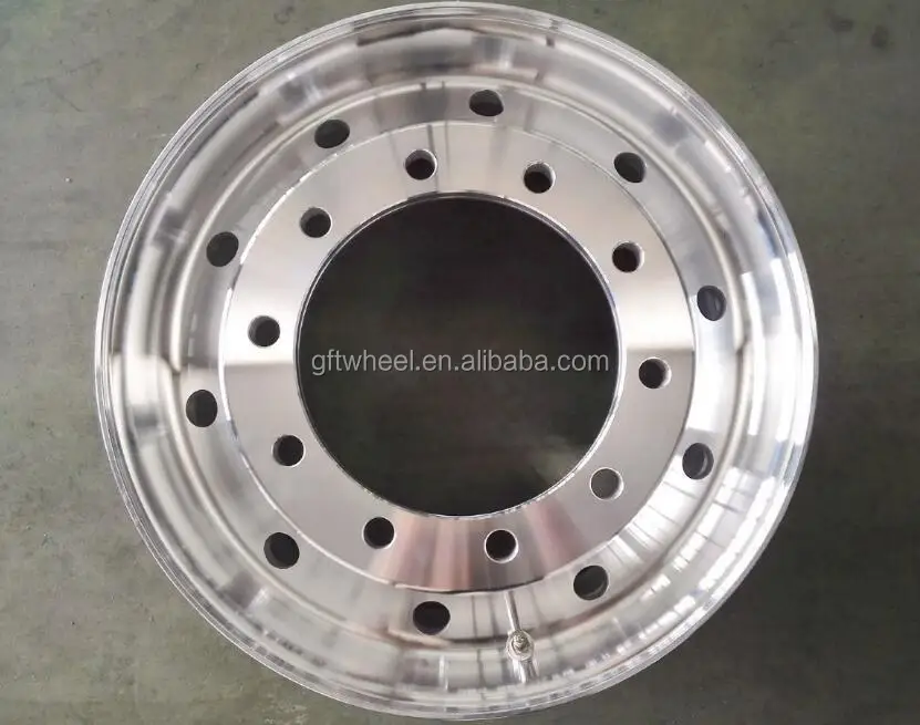 
9.0 inch 22.5 tubeless truck forged aluminum wheel rims 