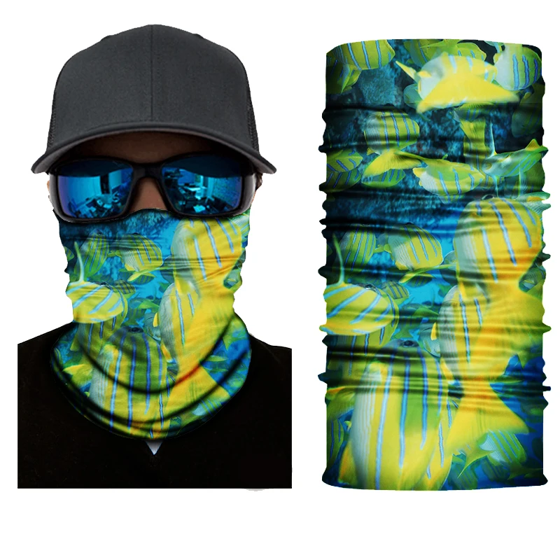 
2020, низкий минимальный заказ, лидер продаж, тканевые бесшовные банданы для рыбалки на заказ, головные уборы с принтом 