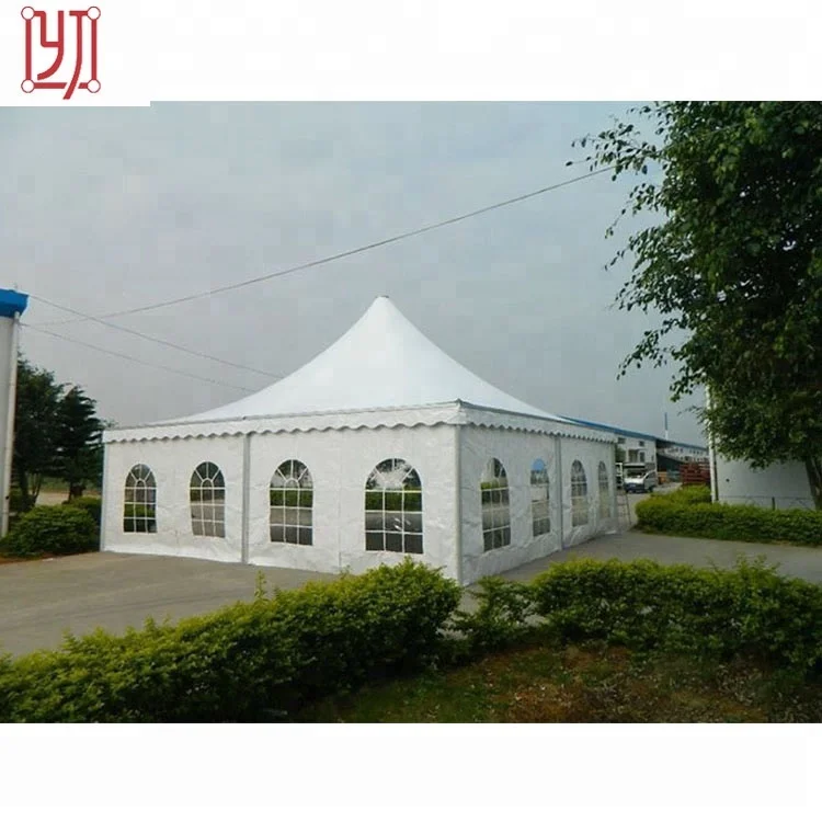 Top sale outdoor 8*8m 10*10m aluminum party pagoda tent garden tent nigeria