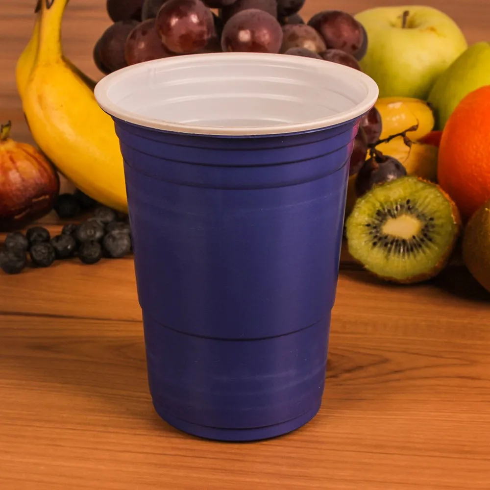 PP 15oz 450ml disposable tableware beverage drink coffee tea plastic cups with lids