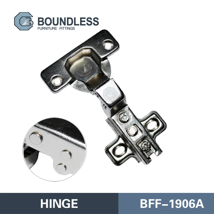 35mm Two-way cabinet Hinge Iron hinge