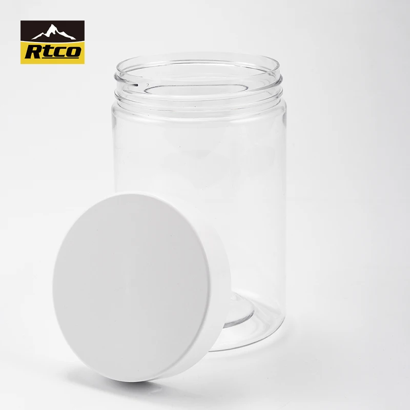 Черная витаминовая Спортивная пищевая добавка пластиковая банка с крышкой