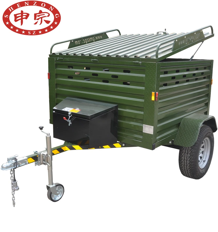 
small car transport dog box utility trailer 