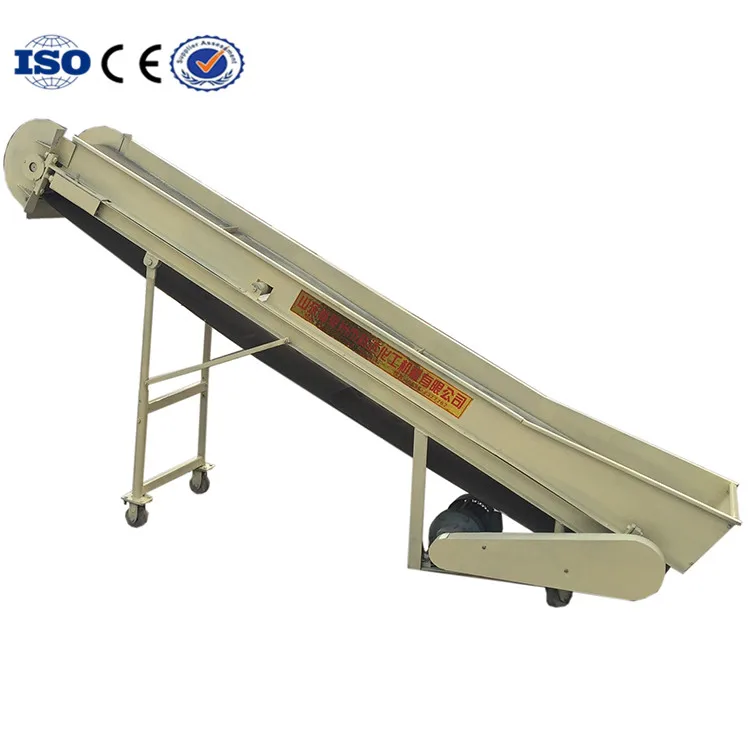 KEDA brand Belt Conveyor for Loading The Waste Plastic Bottle and Film