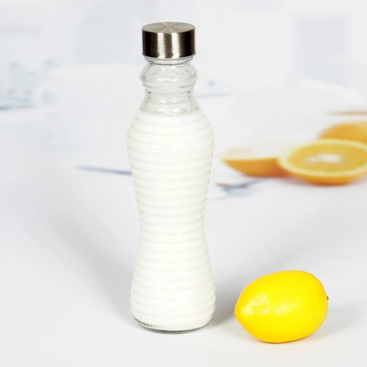 
glass milk set of 5, glasses with decal, glasses with rack 