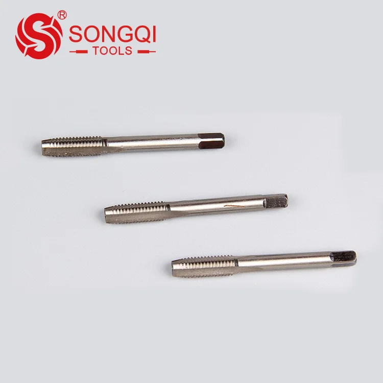 SONGQI  HSS Straight Flute Machine Thread Tap - M2 For Stainless Steel