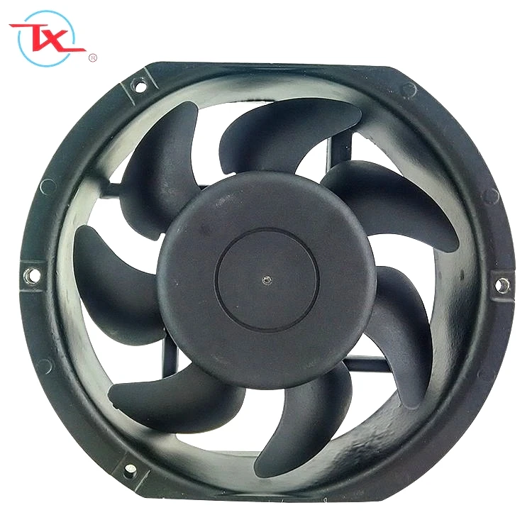 17251 EC axial fan 110V 220V, 172mm 7 inch Ball or sleeve bearing fan, 170mm 172X172X51mm EC cooling fan