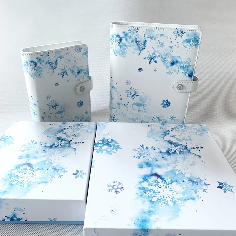 Ring PU Leather A5 / A6 Planner Binder Sakura Ms Notebook planner with beautiful gift box