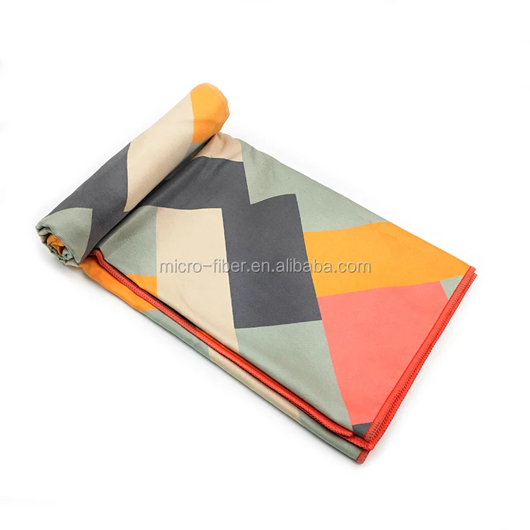 Высококачественное Полосатое впитывающее полотенце из микрофибры с индивидуальным принтом