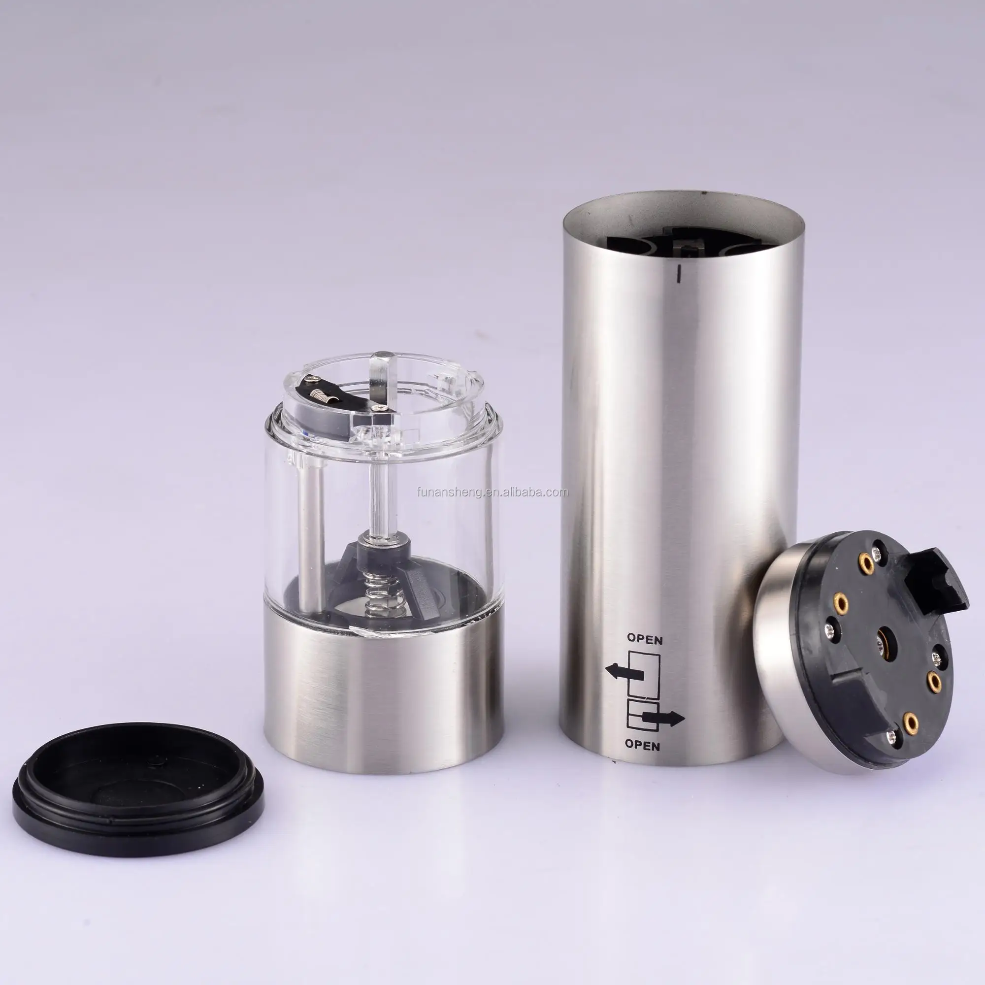 
Electric Salt & Pepper Grinder/ New Design Stainless steel Salt & Pepper Mill 