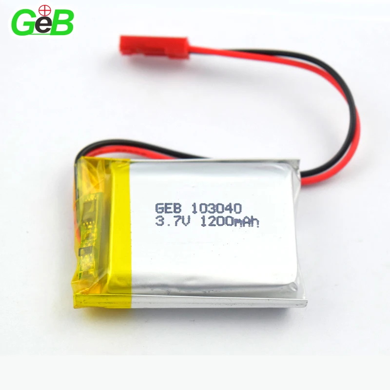 103040 3.7v 1200mah Rechargeable Li-polymer Battery for Digital Camera