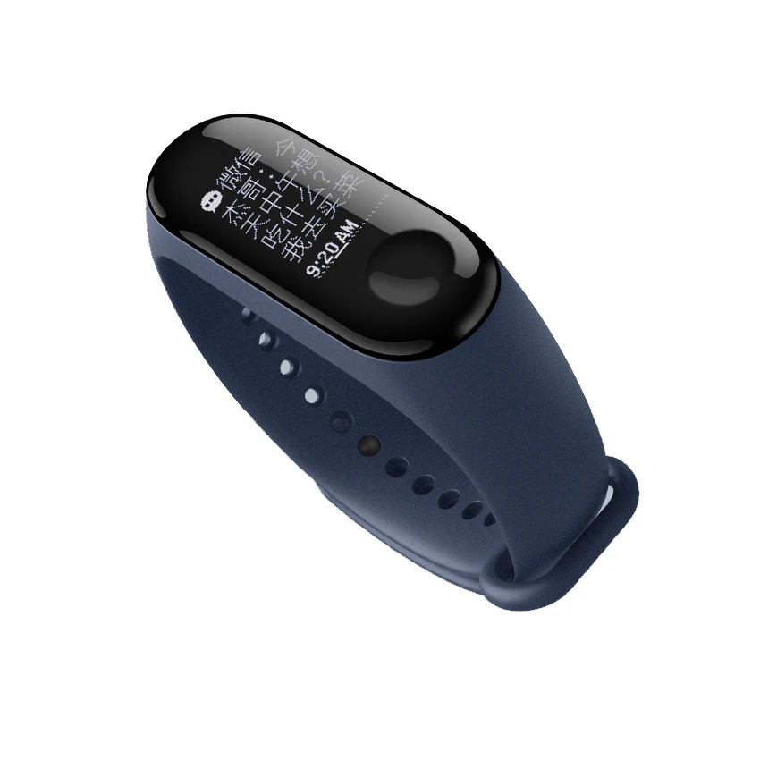 Горячая Распродажа оригинальный Xiaomi Mi Band 3 OLED сенсорный большой экран 20 дней в режиме ожидания водонепроницаемый