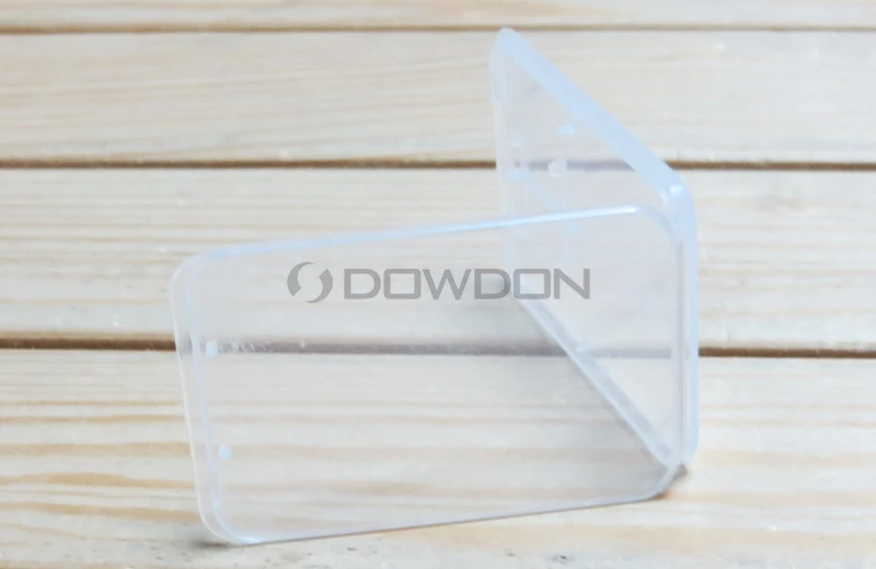 2 in 1 Plastic Clear Standard SD SDHC Memory Card Case TF Card Storage Box Case